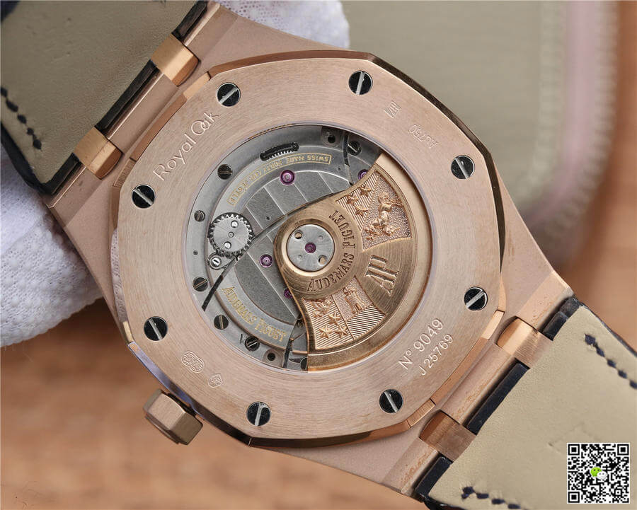 Audemars Piguet Royal Oak 15400 OM Factory Blue Dial Leather Strap