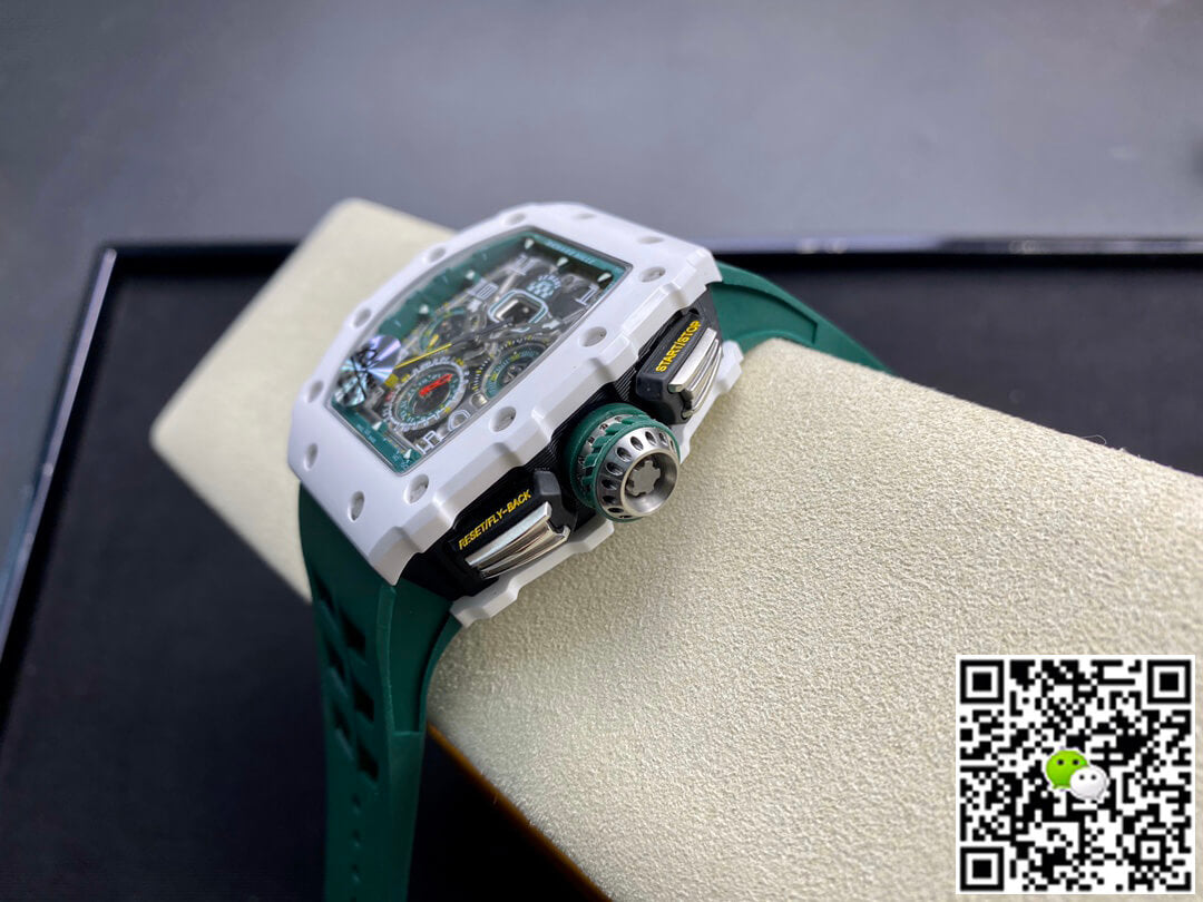 Richard Mille RM011-03 KV Factory White Ceramic Skeleton Dial