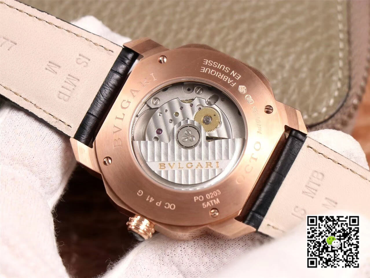Bvlgari Octo 101963 BGOP41BGLD BV Factory Black Dial