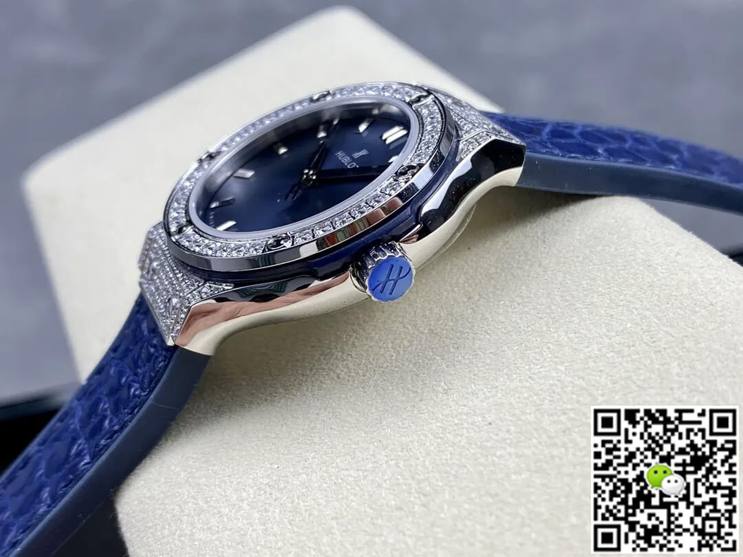 Hublot Classic Fusion 33MM Quartz HB Factory Blue Dial