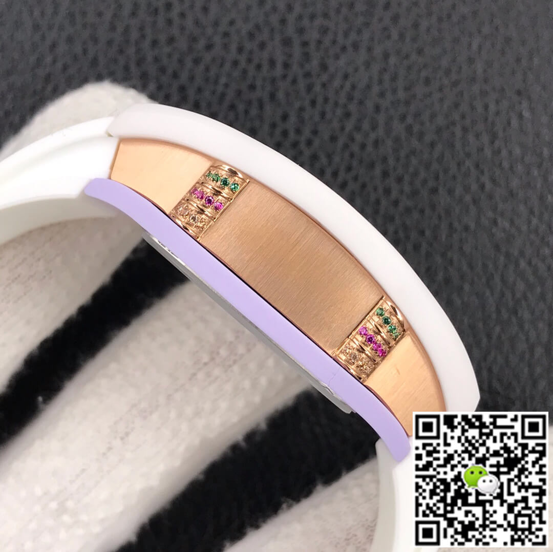 Richard Mille RM-07 Bon Bon RM Factory White Rubber Strap