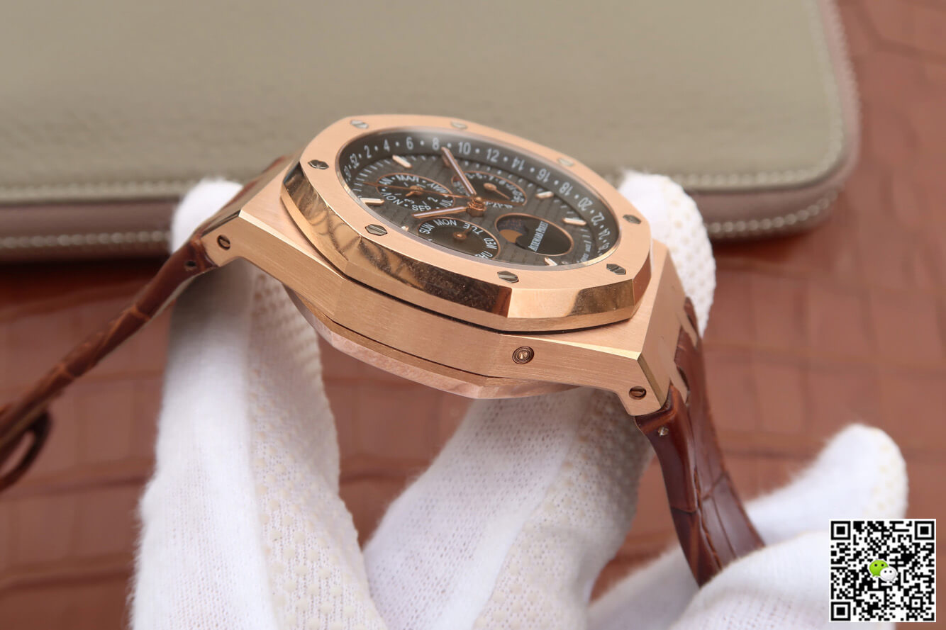 Audemars Piguet Royal Oak Perpetual Calendar 26574 JF Factory Rose Gold Grey Dial