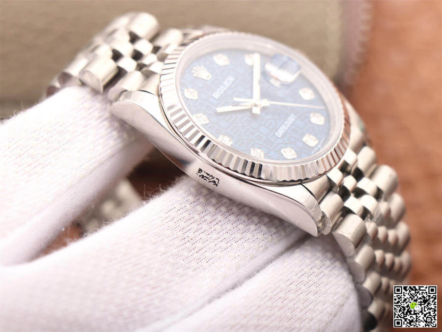 Rolex Datejust M126234-0011 36MM EW Factory Diamond-Studded Blue Dial
