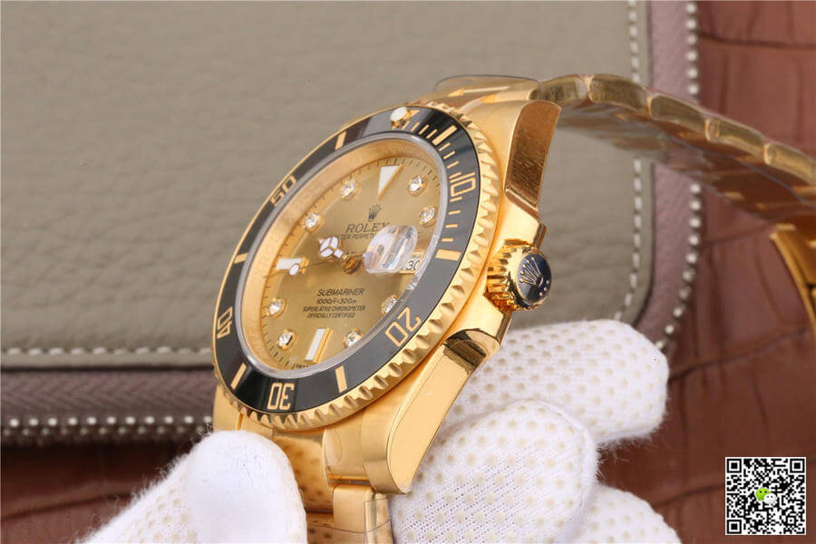 Rolex Submariner 116618 Noob Factory V7 All-Inclusive Gold