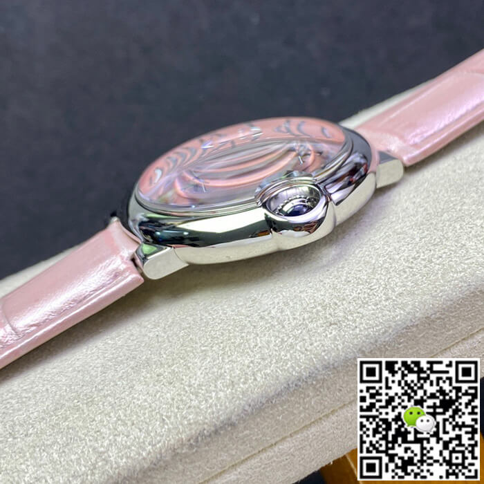Ballon Bleu De Cartier 36MM WSBB0007 3K Factory Pink Strap