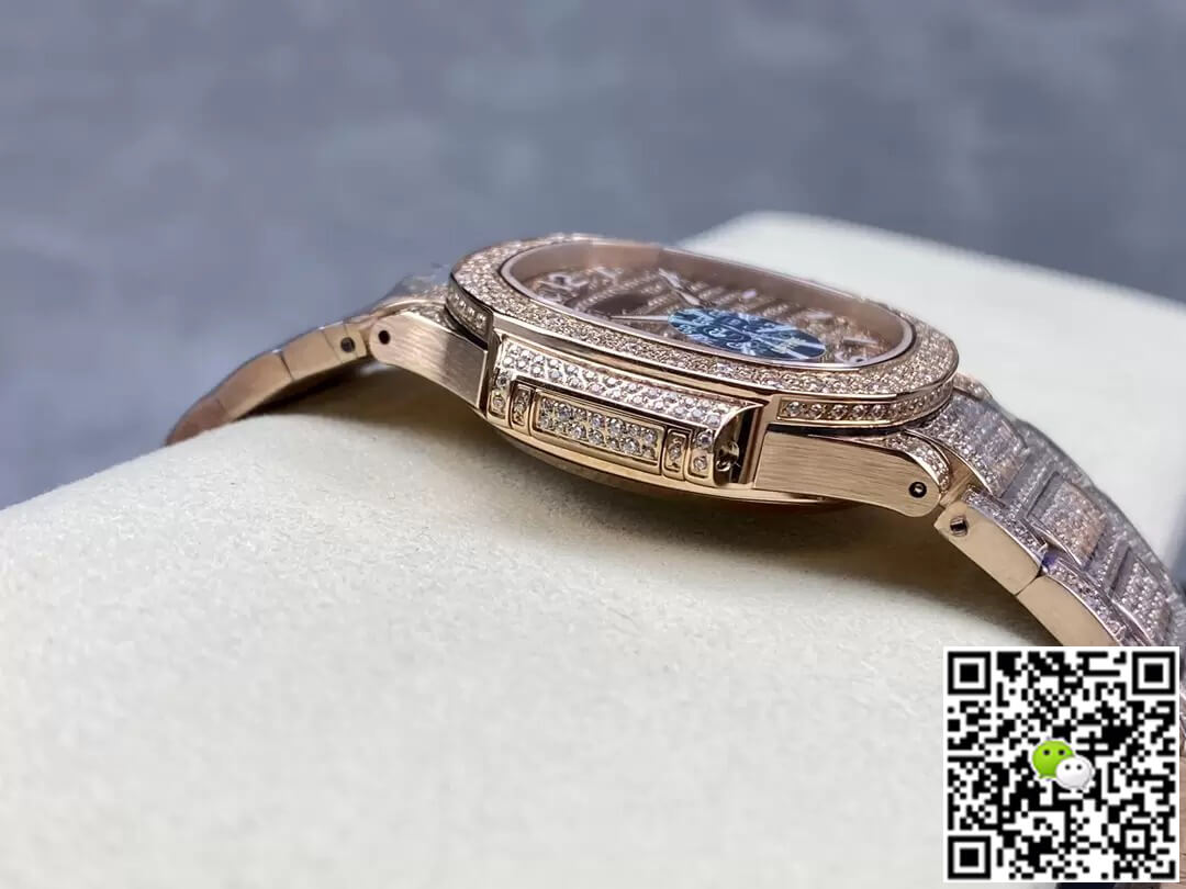 Patek Philippe Aquanaut 7118/1450R-001 GR Factory Gold Diamond Dial