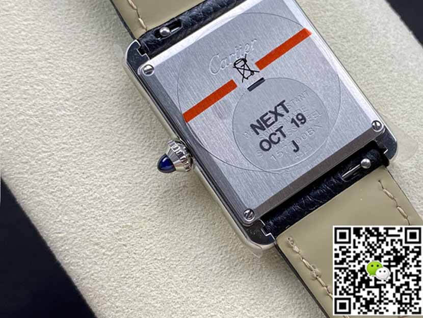 Cartier Tank WSTA0041 K11 Factory Silver White Dial