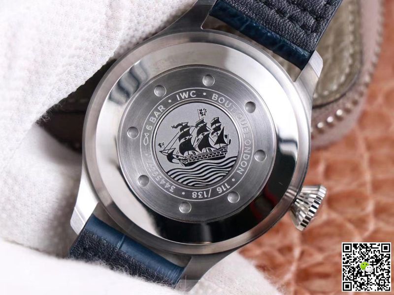 IWC Big Pilot IW501008 Boutique London Edition ZF Factory Blue Dial