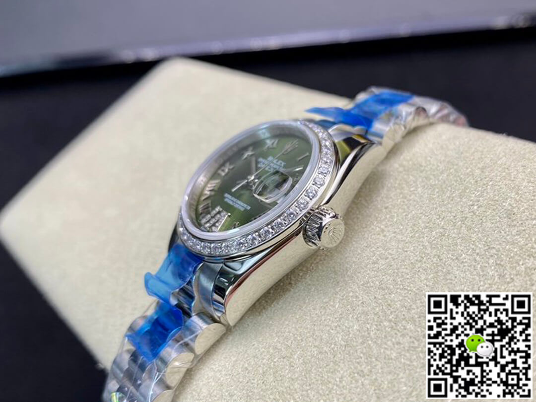 Rolex Datejust 28MM BP Factory Diamond-set Green Dial