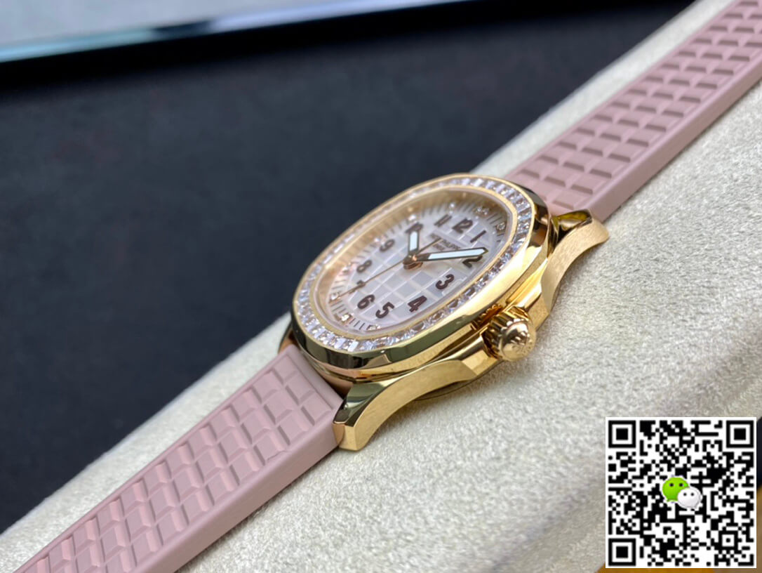 Patek Philippe Aquanaut 5072R-001 PPF Factory Rose Gold Mother Of Pearl Dial