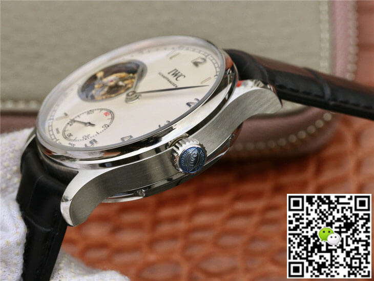 IWC Portuguese Tourbillon ZF Factory Stainless Steel White Dial