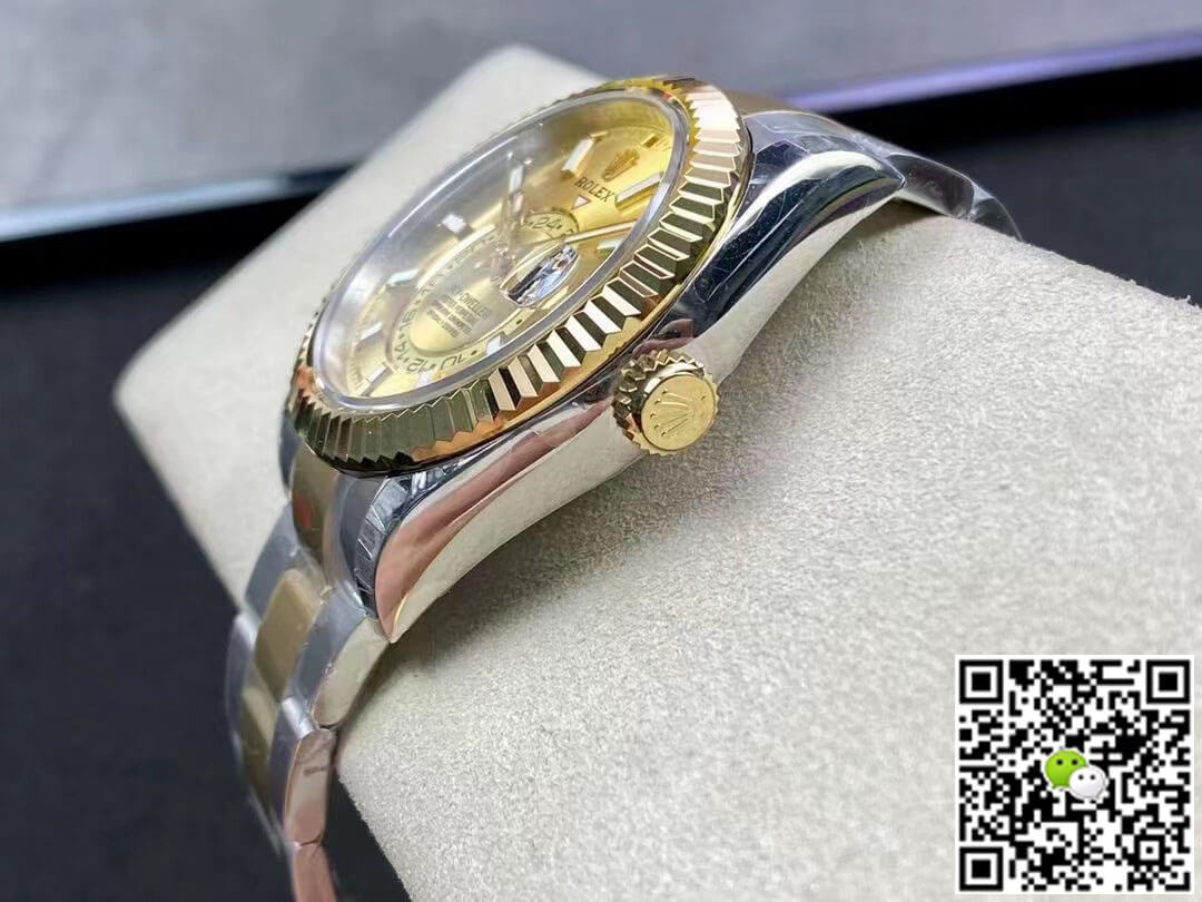 Rolex Sky Dweller M326933-0001 V2 Noob Factory Champagne Dial