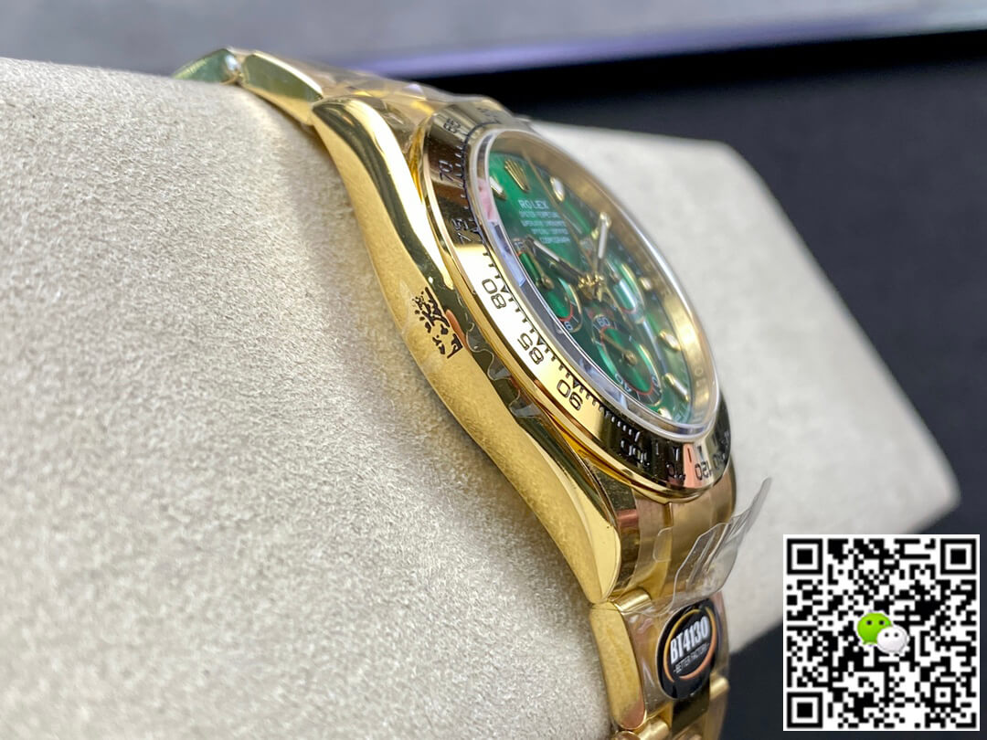 Rolex Daytona M116508-0013 BT Factory Yellow Gold Green Dial