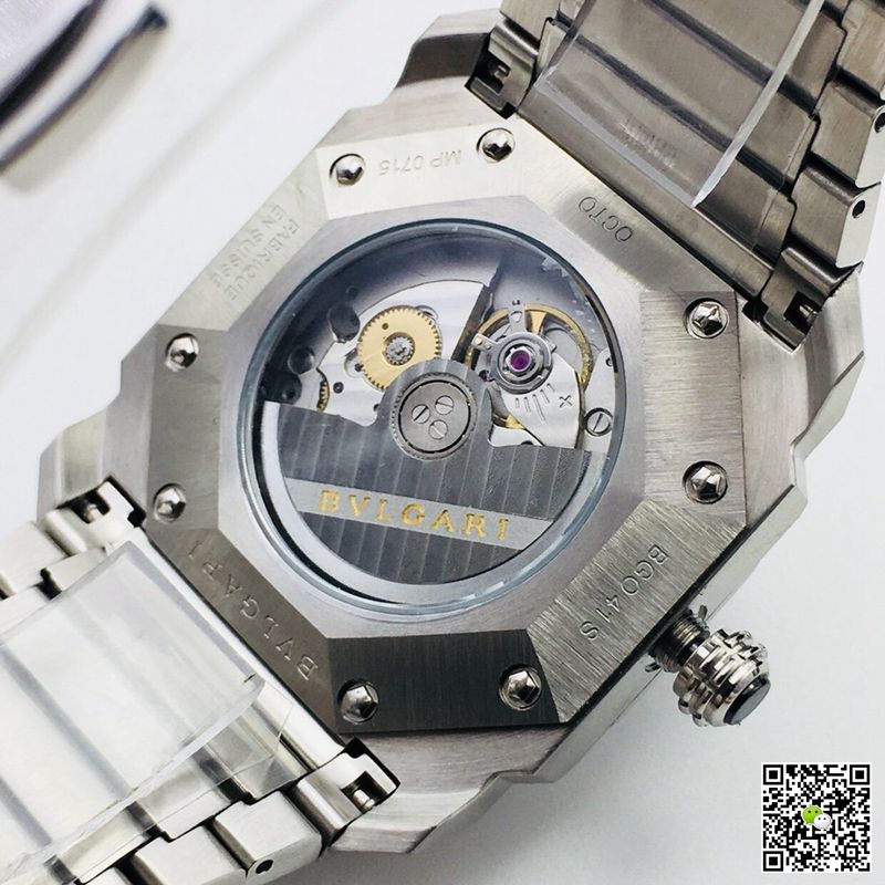 Bvlgari Octo 102105 BGO38C3SSD BV Factory Blue Dial