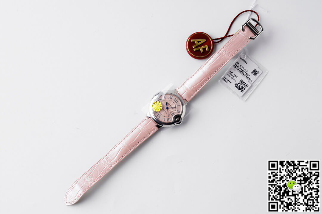 Ballon Bleu De Cartier WSBB0002 33MM AF Factory Pink Dial