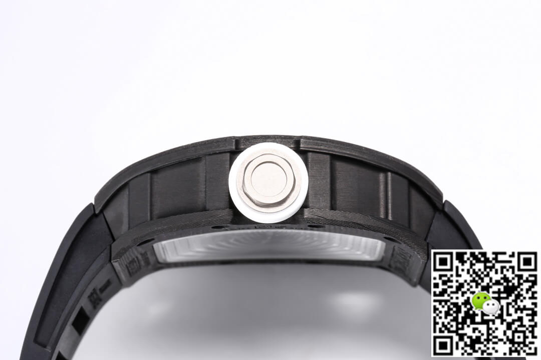 Richard Mille RM055 NTPT BBR Factory Black Rubber Strap