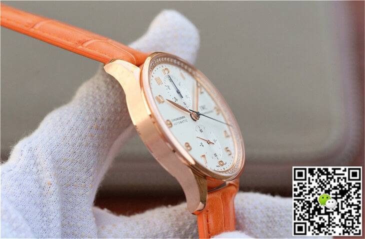 IWC Portuguese ZF Factory Orange Cowhide Strap