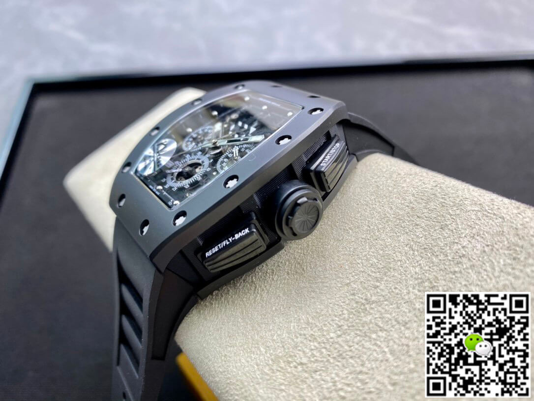 Richard Mille RM011 KV Factory Ceramic Black Case