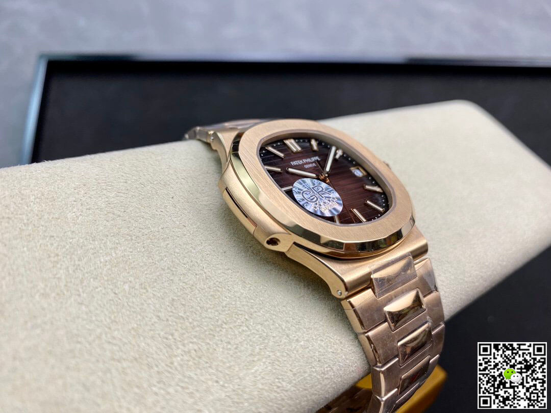Patek Philippe Nautilus 5711/1R-001 GR Factory V2 Rose Gold Brown Gradient Dial