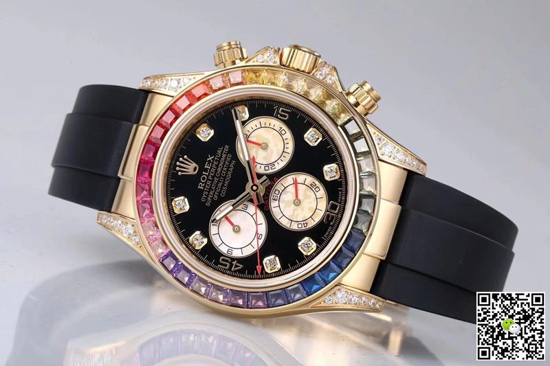 Rolex Daytona 116598RBOW BL Factory Yellow Gold