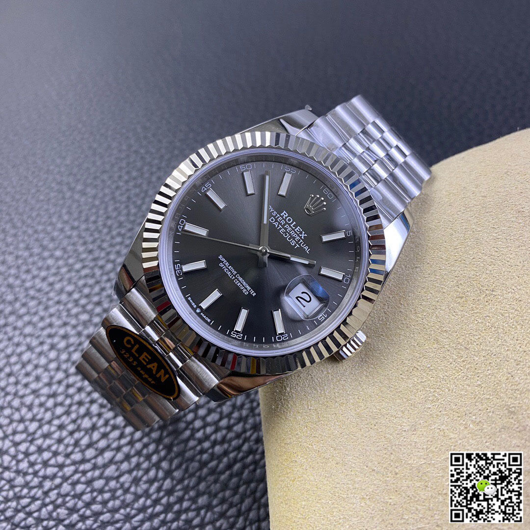 Rolex Datejust M126334-0014 Clean Factory Grey Dial 904L Stainless Steel