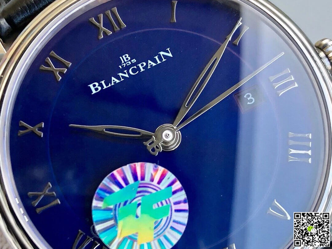 Blancpain Villeret 6551-1127-55B ZF Factory Blue Dial