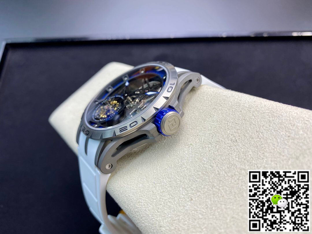 Roger Dubuis Excalibur RDDBEX0479 BBR Factory Tourbillon Rubber Strap