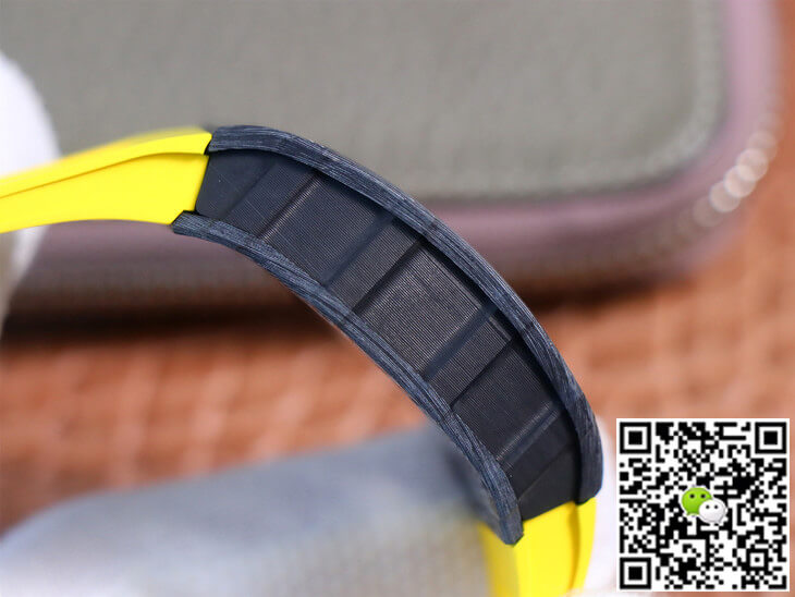Richard Mille RM35-02 ZF Factory Yellow Rubber Strap