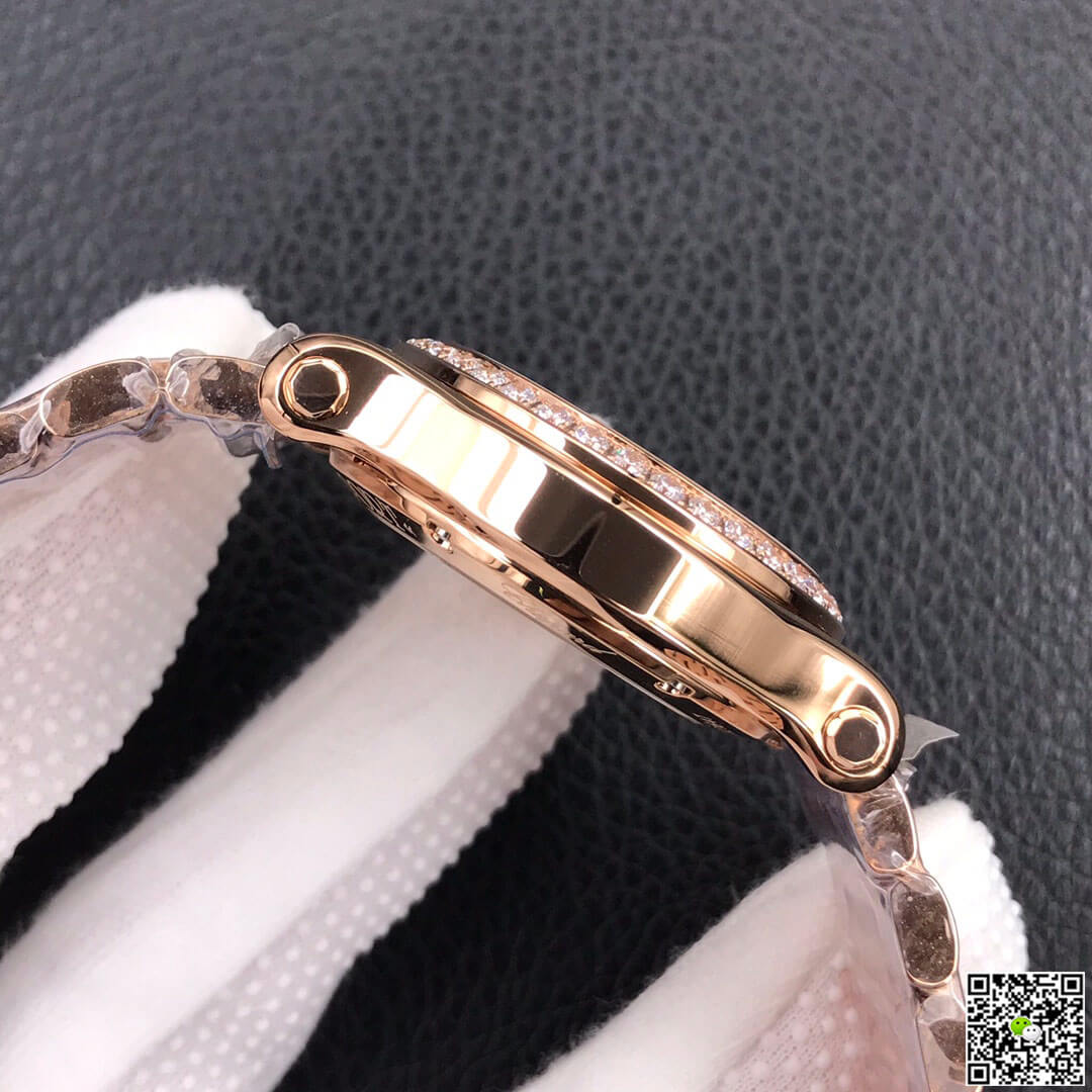 Chopard Happy Diamonds 274808-5004 YF Factory Rose Gold Silver Dial