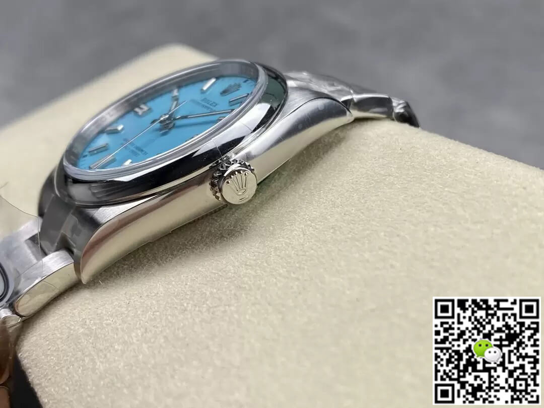 Rolex Oyster Perpetual M126000-0006 36MM Clean Factory Turquoise Blue Dial