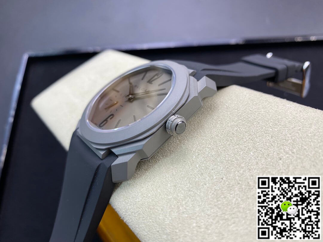Bvlgari Octo Finissimo BV Factory V2 Rubber Strap