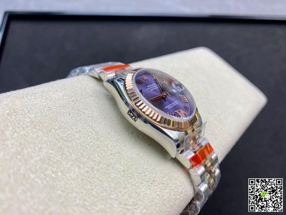 Rolex Datejust M278271-0020 TW Factory Diamond Eggplant Purple Dial