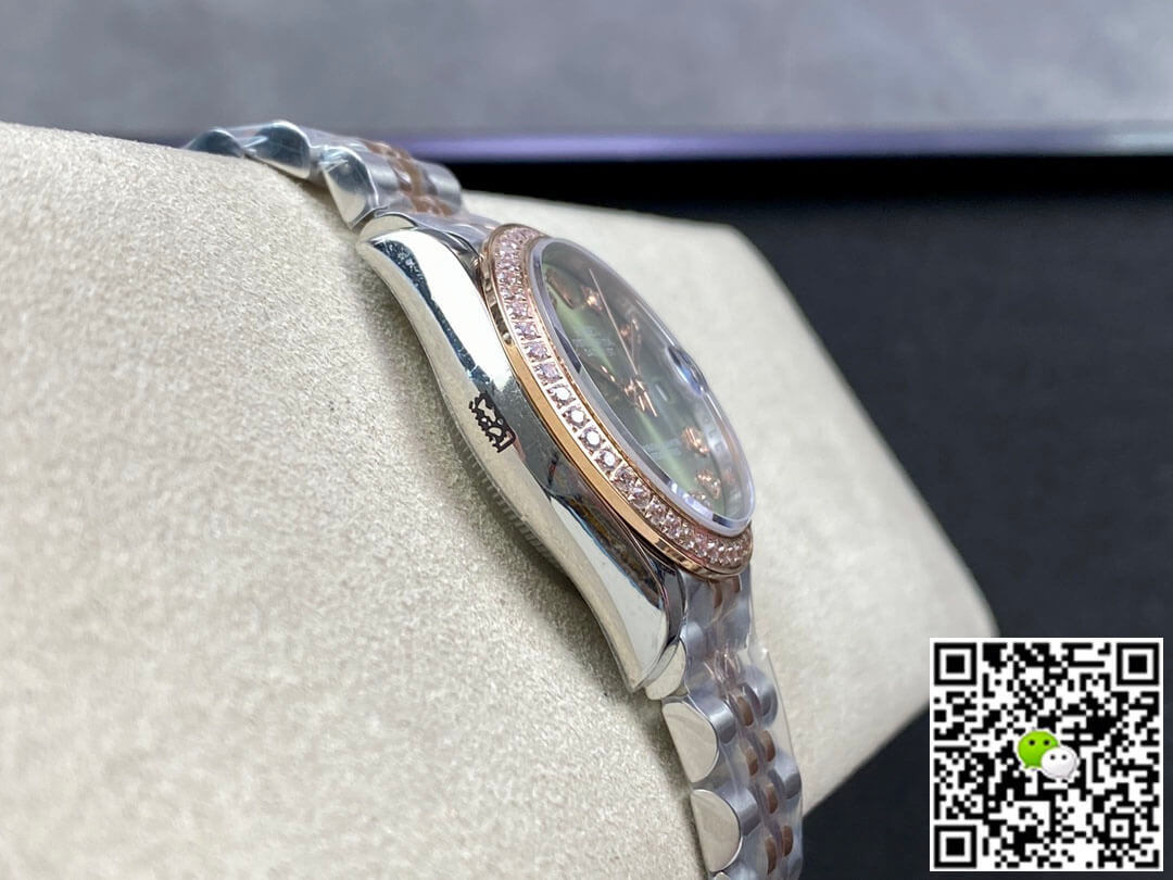 Rolex Datejust 31MM EW Factory Diamond-set Green Dial