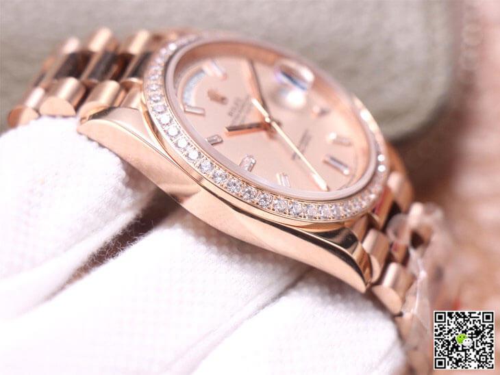 Rolex Day-Date M228345RBR-0007 EW Factory Diamond Dial