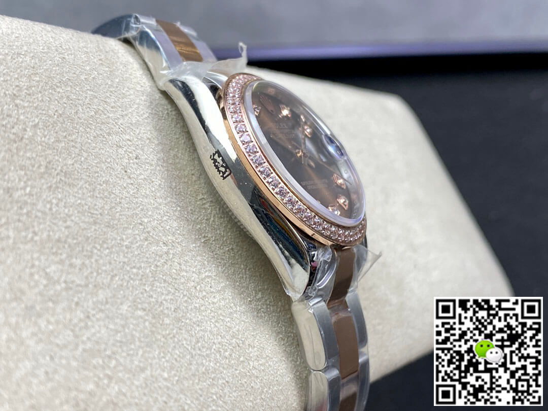 Rolex Datejust M278381RBR-0027 31MM EW Factory Diamond Bezel