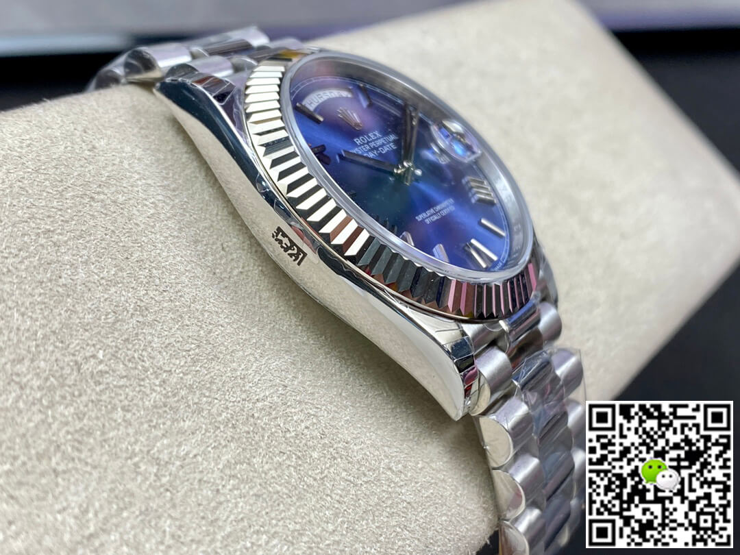 Rolex Day Date M228236-0007 EW Factory Blue Dial