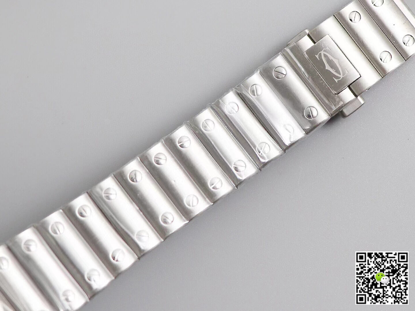 Cartier Santos WSSA0009 BV Factory White Dial