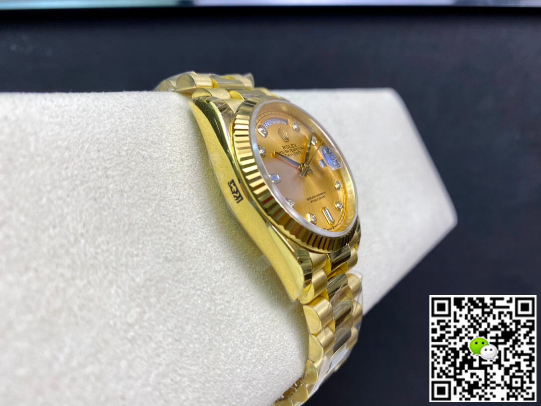 Rolex Day-Date M128238-0008 Yellow Gold EW Factory Champagne Dial