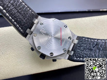 Audemars Piguet Royal Oak Offshore Panda 26170ST.OO.D101CR.02 Black Leather Strap JF Factory V2 White Dial