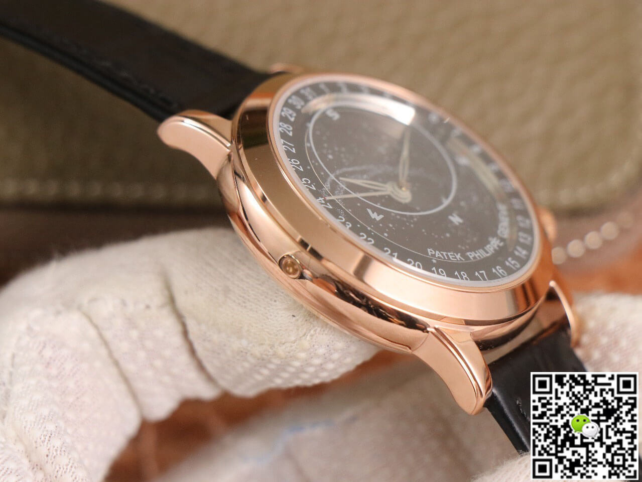 Patek Philippe Grand Complications 6102 TW Factory Rose Gold Black Dial