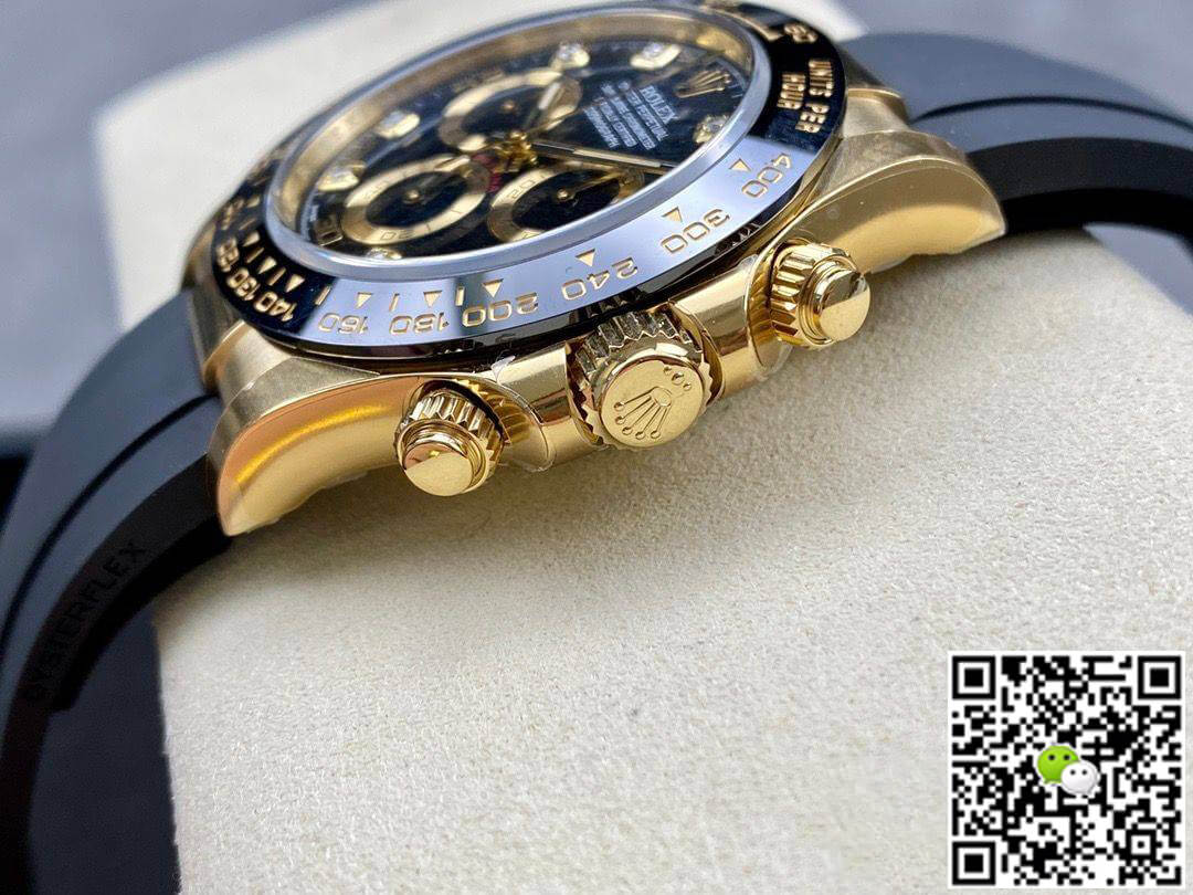 Rolex Cosmograph Daytona M116518ln-0078 Clean Factory Rubber Strap