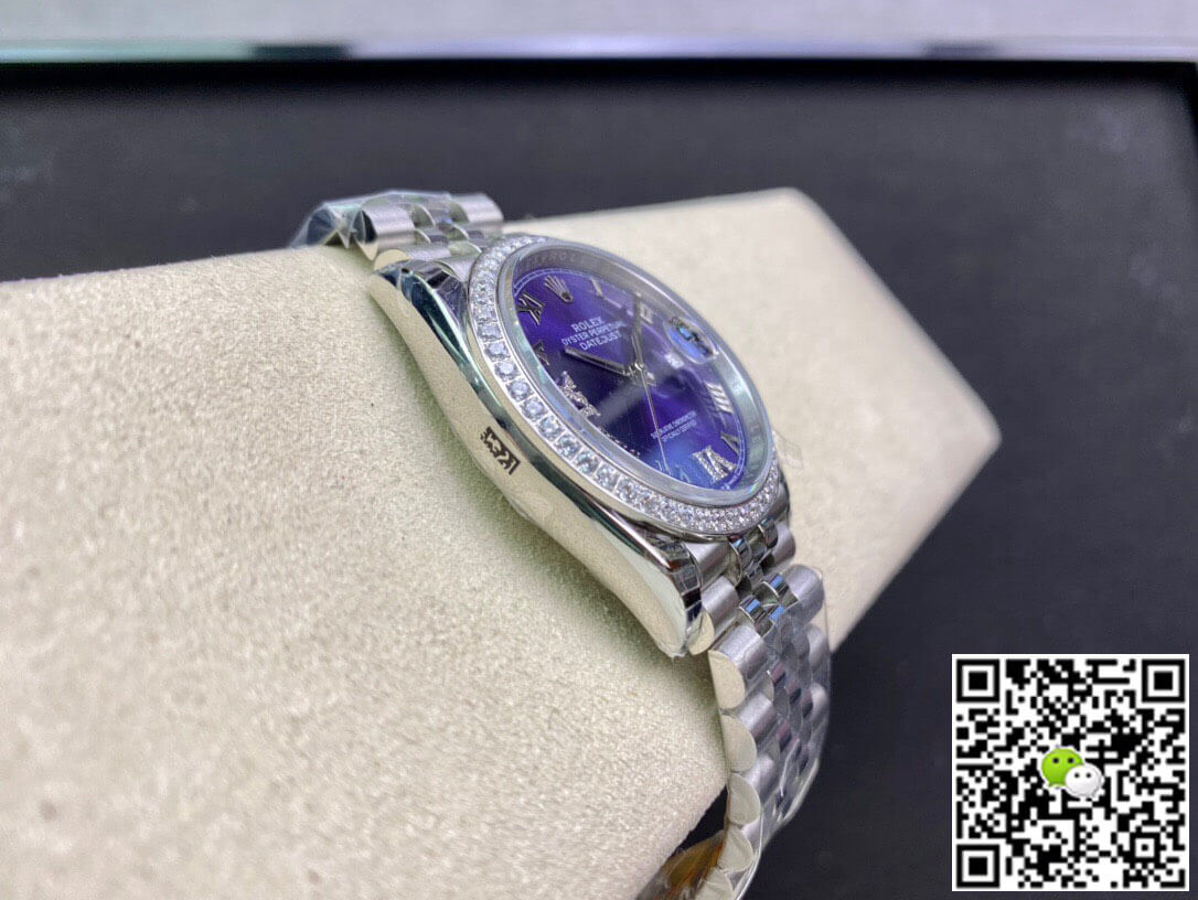 Rolex Datejust M126284RBR-0013 EW Factory Diamond-set Bezel