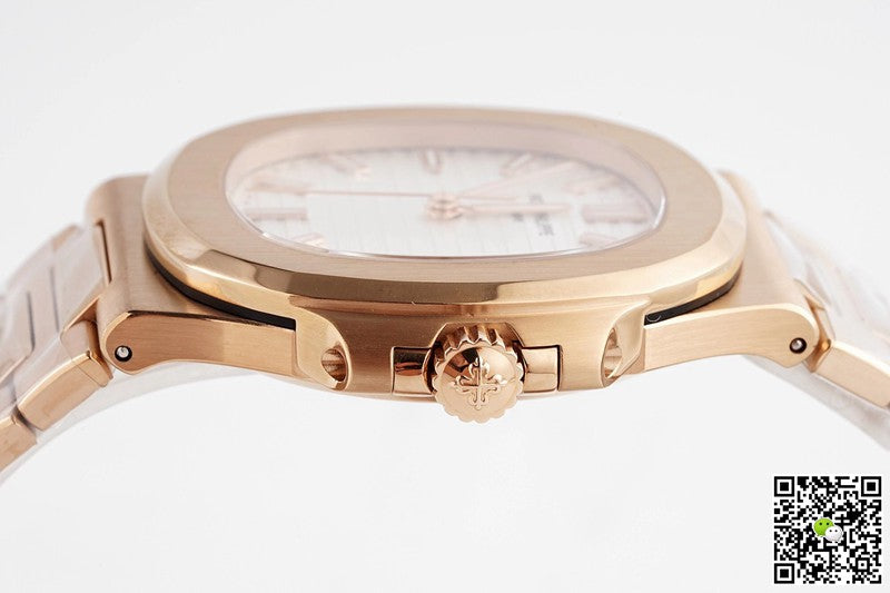 Patek Philippe Nautilus 5711/1R-001 PPF Factory V4 Rose Gold White Dial