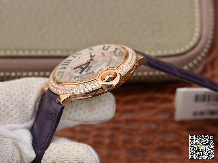 Ballon Bleu De Cartier WE902066 V6 Factory V4 Rose Gold