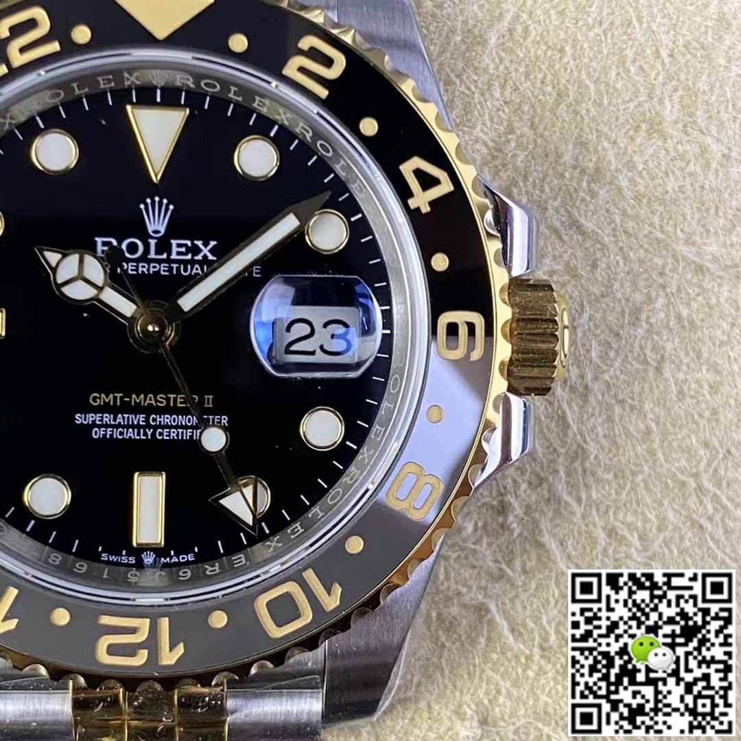 Rolex GMT Master II M126713grnr-0001 EW Factory Yellow Gold