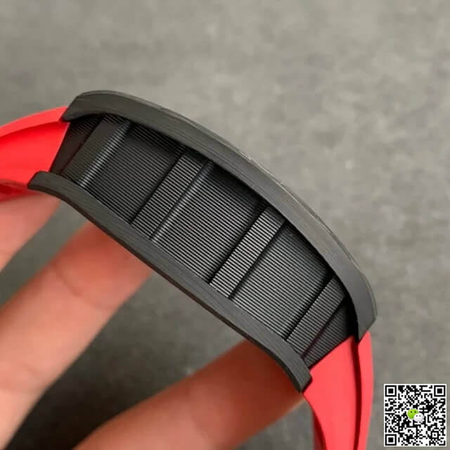 Richard Mille RM-011 KV Factory V2 Forged Carbon Case Rubber Strap