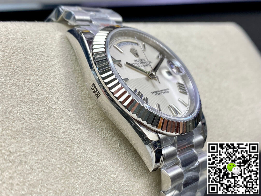 Rolex Day Date 228239-83419 EW Factory Silver Dial