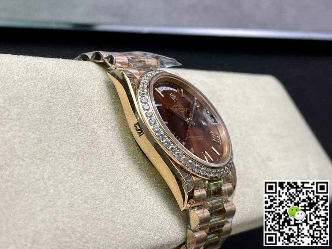 Rolex Day Date M228345RBR-0009 EW Factory Rose Gold