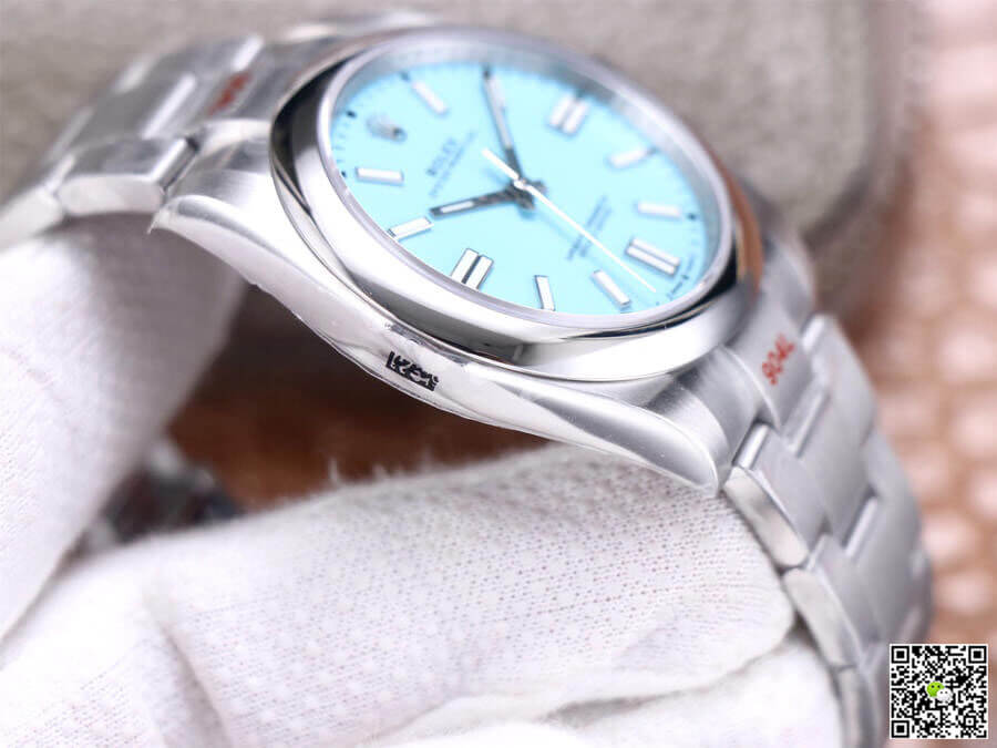 Rolex Oyster Perpetual M124300-0006 41MM EW Factory Turquoise Blue Dial