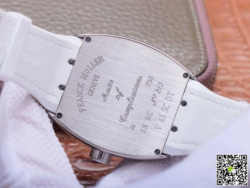 Franck Muller Vanguard V 45 SC DT 5N BC ZF Factory White Dial
